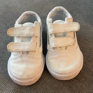 Toddlers white van shoes